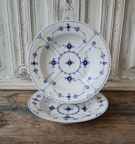 Royal Copenhagen Blue Fluted soup plate no. 165 - 25 cm.