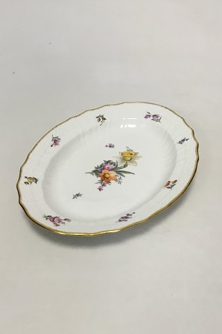 Royal Copenhagen Full Saxon Flower Oval Dish No 1555