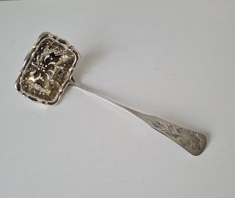 1800s sugar spoon in silver