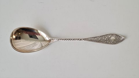 1800s marmalade spoon in silver