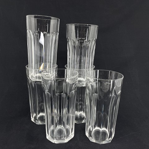 Set of 6 long drink glasses from the 1930s