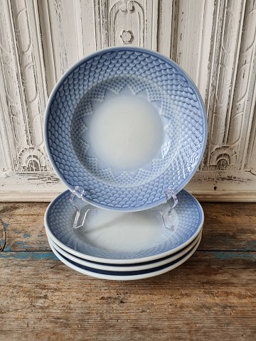 B&G Blue Tone small soup plate no. 1006/710 - 21.5 cm.