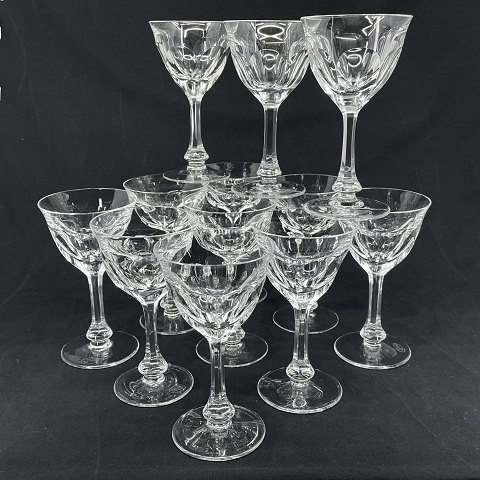 12 Lady Hamilton large port wine glasses by Moser
