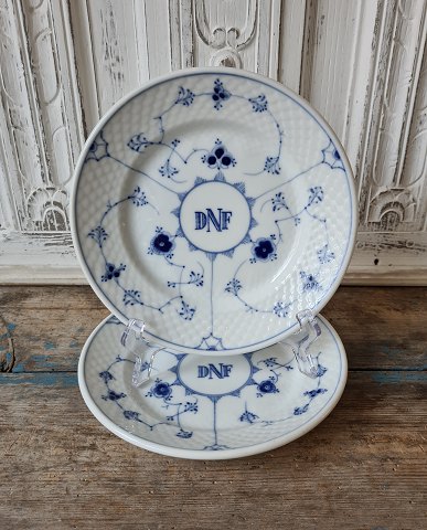 B&G Blue traditional Hotel porcelain lunch plate with logo no. 1007 - 21.5 cm.