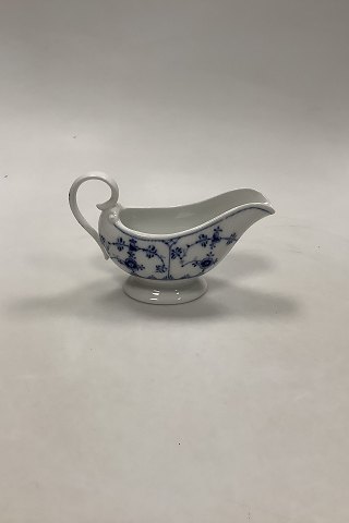 Royal Copenhagen Blue Fluted Plain Gravy Boat No 308
