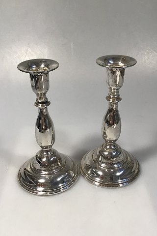 Danish Silver Candlesticks(2)