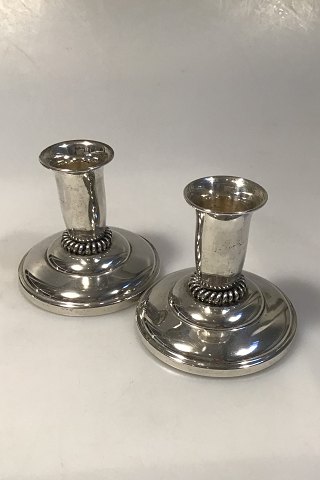 Danish Silver Candlesticks, Hugo Grün (2)