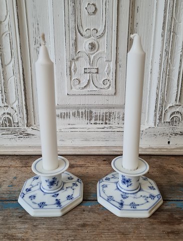 Royal Copenhagen Blue Fluted candlestick no. 3334