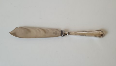 Rita cake knife in silver and steel 24 cm.