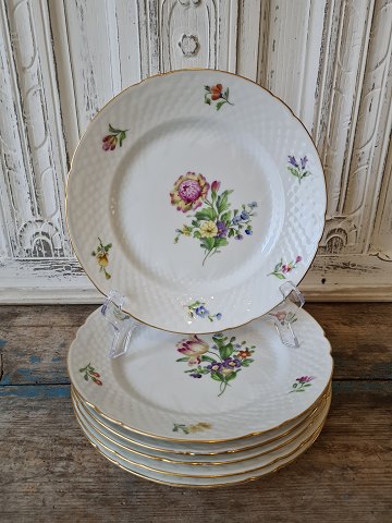 B&G Hand-painted Saxon Flower breakfast plate 21 cm.