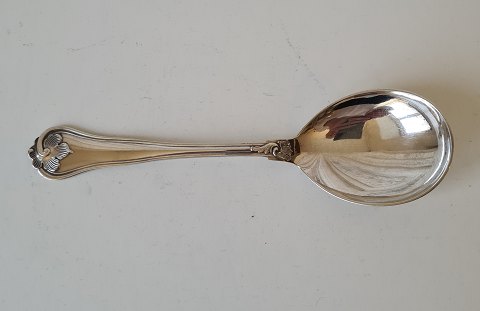 Saxon serving spoon in silver 22 cm.