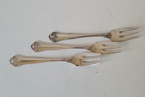 Saxon cake fork in silver 13.5 cm.