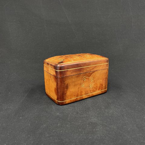 Italian leather box from the 1950s