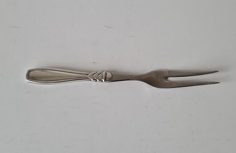 Rex cold cut fork in silver and steel - 13 cm.