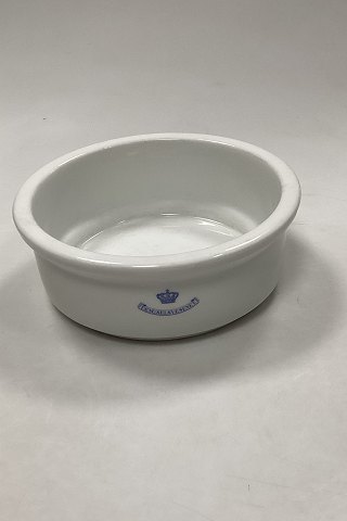 Royal Copenhagen White Institution Porcelain Bowl from the Danish Jails No. 6132