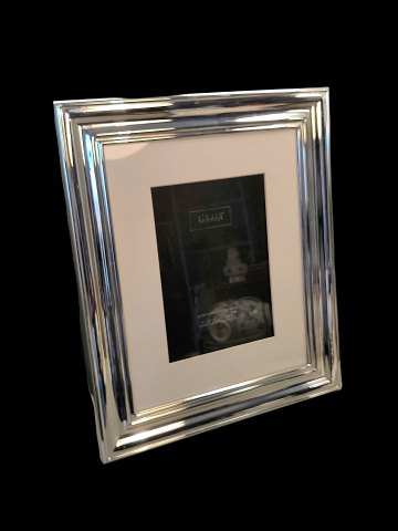 large silverplated frame