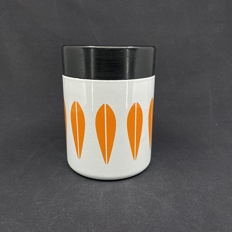 Orange Lotus coffee can