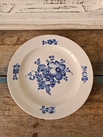 Royal Copenhagen Antik Blå Blomst Flettet frokosttallerken 20 cm. ca. 1800-1820