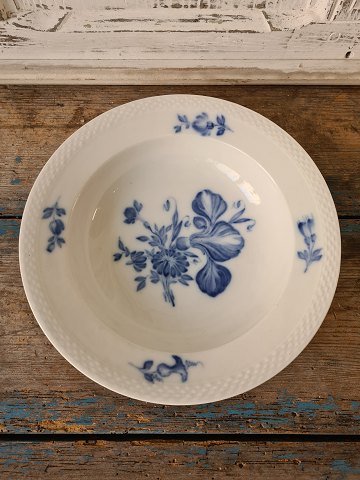 Royal Copenhagen Antik Blue Flower soup plate 23.5 cm.