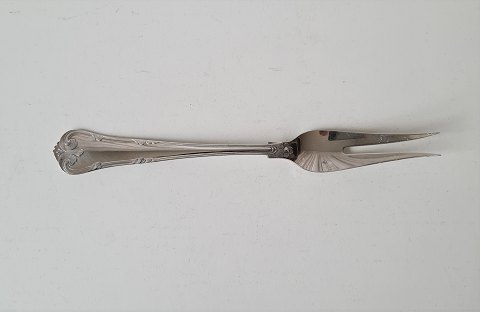 Herregård serving fork in silver 18.5 cm.