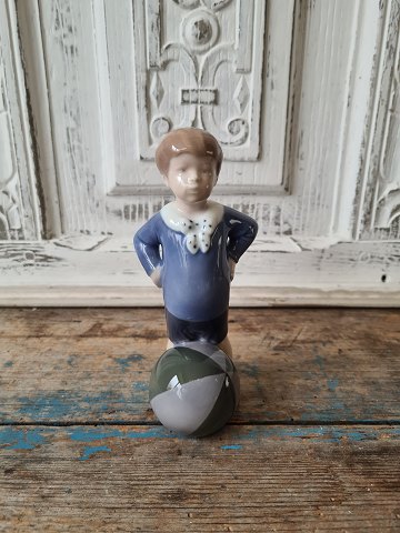 Royal Copenhagen figure - Boy with striped ball no. 3542