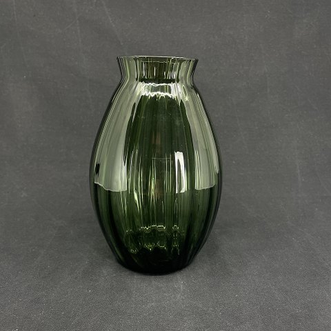 Mosgrøn vase fra Holmegaard