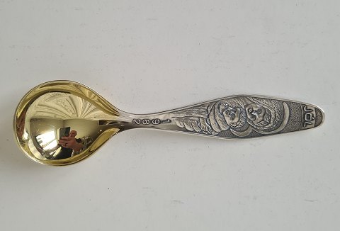 Norwegian Christmas spoon in silver from 1982