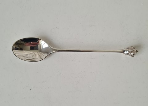 Crown mocha spoon in sterling silver