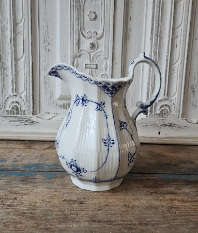 Royal Copenhagen Blue Fluted half-lace jug no. 646