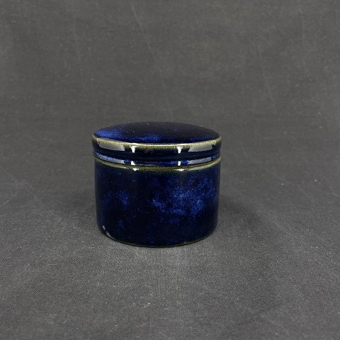 Blue lid jar from L. Hjorth