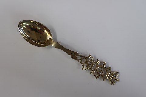 Michelsen. Memorial spoon 1940. King Christian X 70th Birthday 1940. Sterling 
(925). Design Jens Ingwersen