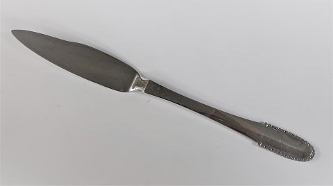 Georg Jensen. Sølv (925). Kugle. Fiskekniv. Længde 20,3 cm.