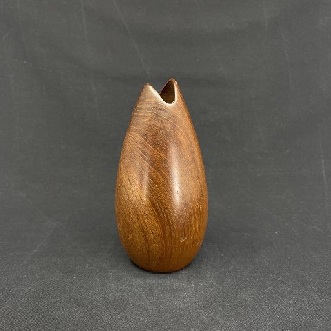 Modern vase in teak