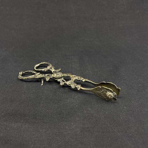 Silver-plated sugar tongs