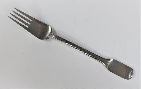 Old Danish. Horsens silverware factory. Dinner fork. Silver (830). Length 19 cm.