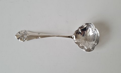 French lily large sugar silver spoon from 1920