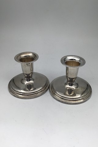 DGS Krone Silver Candlesticks (Pair)