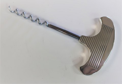 Korkenzieher aus Sterlingsilber (925). Länge 13 cm.