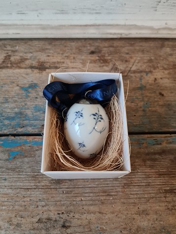 Royal Copenhagen Blue fluted easter egg