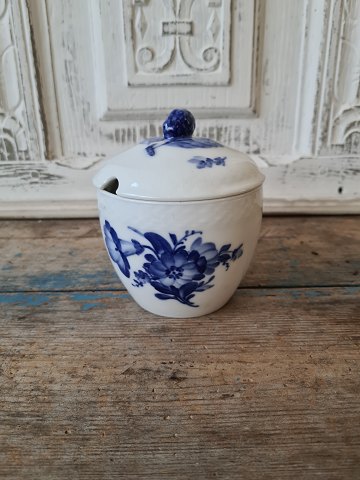 Royal Copenhagen Blue Flower jam jar with lid No. 8250