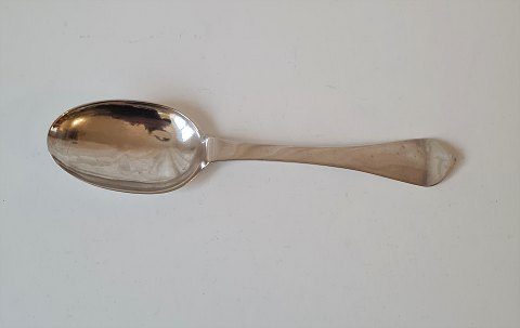 Baroque table spoon in silver - Daniel Pedersen Brock - Helsingør