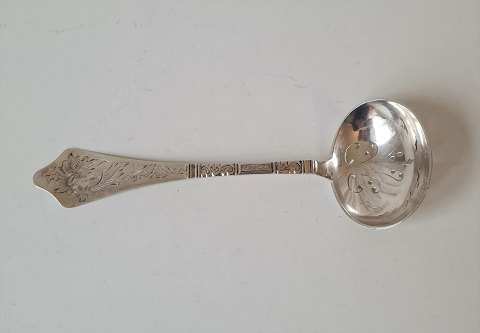 Antique Rococo silver sugar spoon from 1907