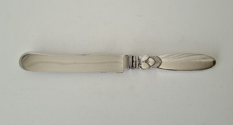 Georg Jensen Cactus bread knife in silver and steel