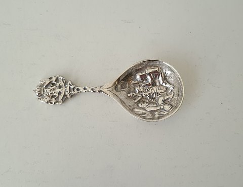 Sugar spoon in silver