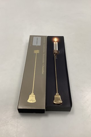 Georg Jensen Golden Christmas Lyseholder - Klokke 1994