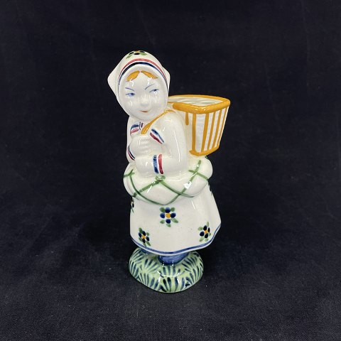 Childrens aid day figurine from 1945- Lade with basket