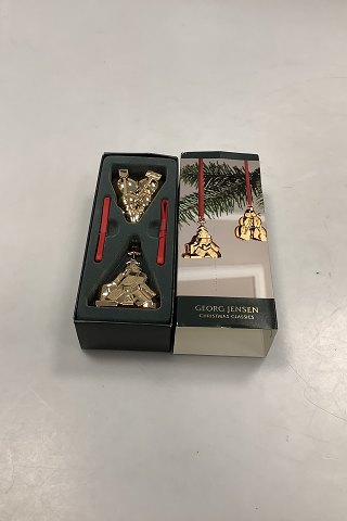 Georg Jensen Christmas Classics Ornaments  - Tree and Santa Claus
