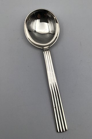 Georg Jensen Sterling Sølv Bernadotte Suppeske, rund, lille No. 52