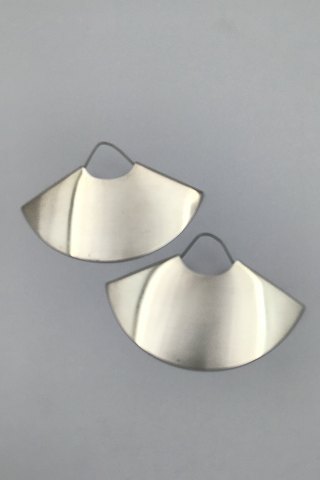 Hans Hansen Sterling Silver Modern Earrings (Gail Spence)