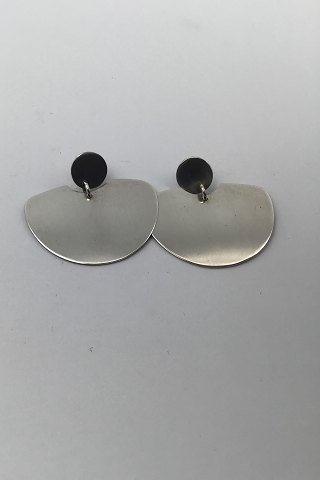 Hans Hansen Sterling Silver Modern Earrings